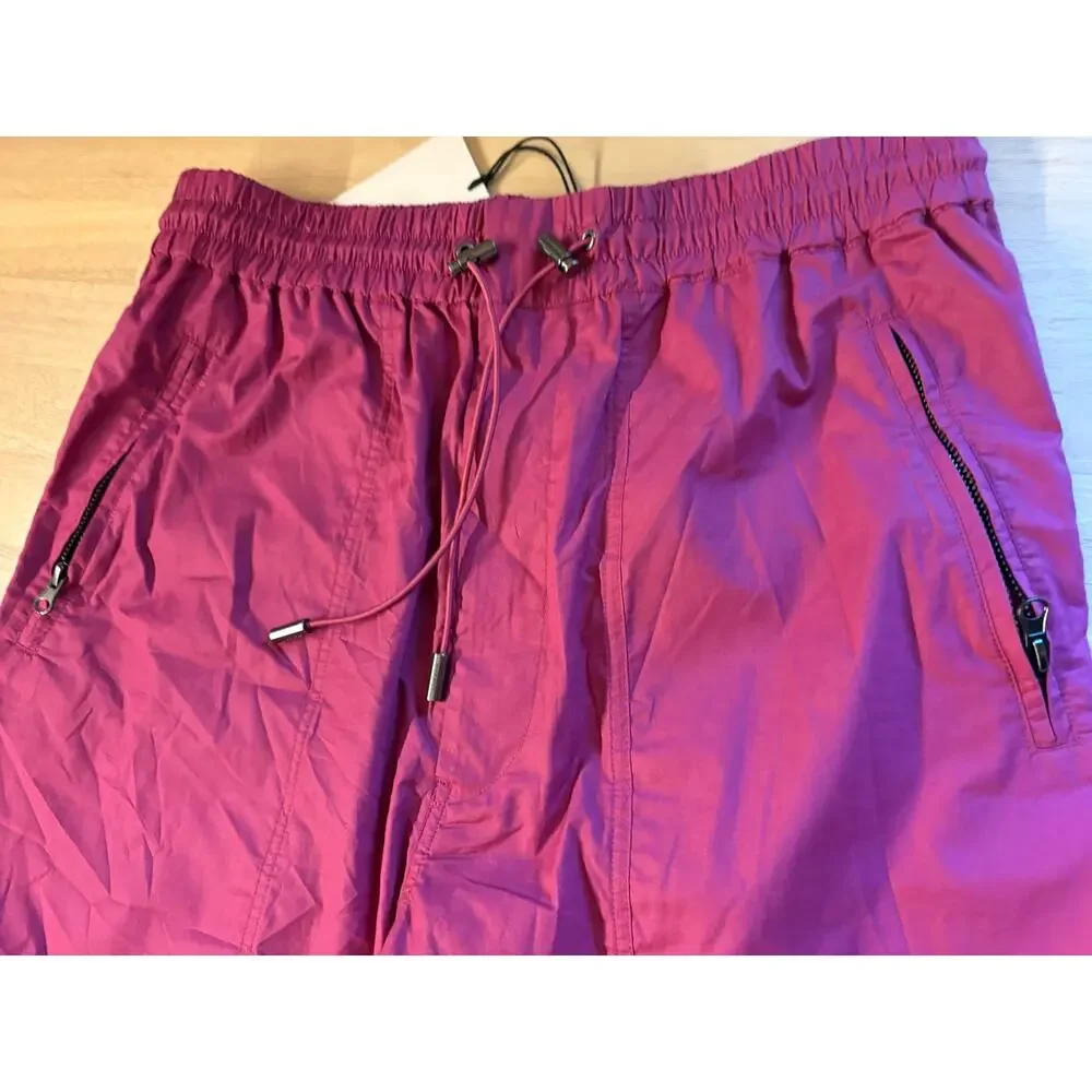 Marant Magenta Nylon Parachute Ezra Track Pants Streetwear Gorpcore Utility